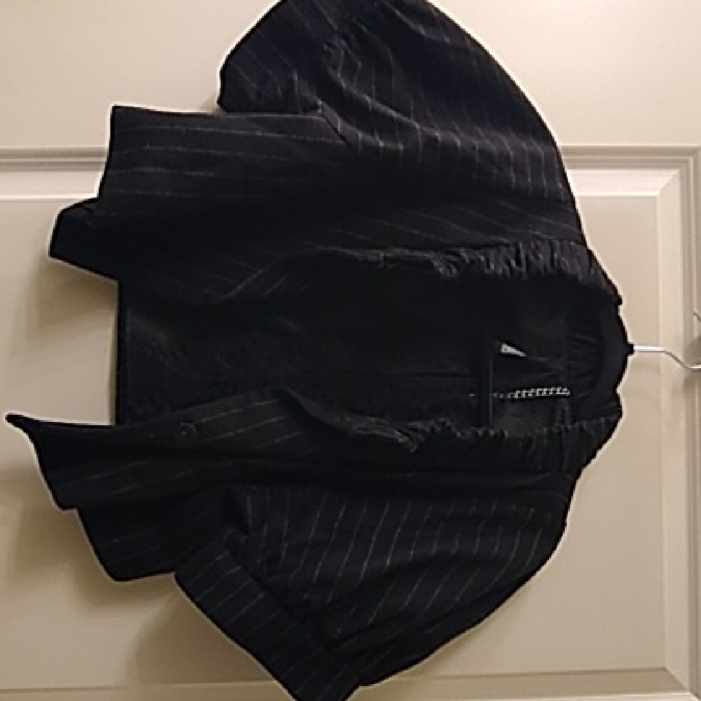 Poleci Elegant Black Lace Detail Blazer